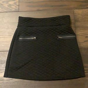 Black skirt with zippers. Cheryl Kids creations